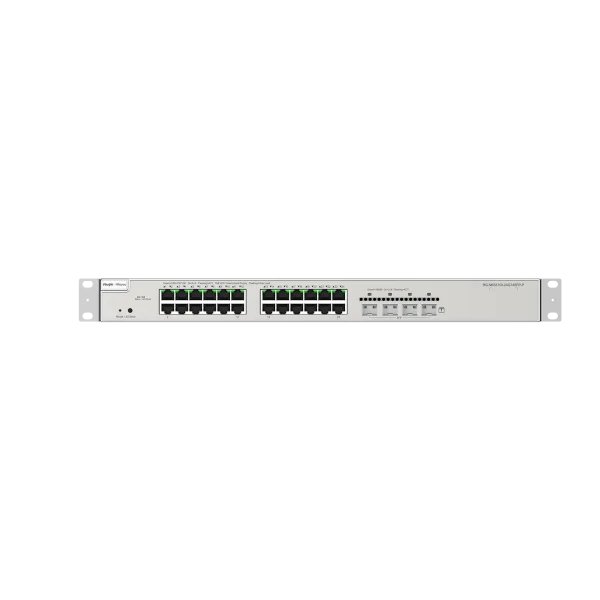 RG-NBS5200-24GT4XS-P, 24-port Gigabit Layer 3 PoE Switch, 4 SFP+ Uplink